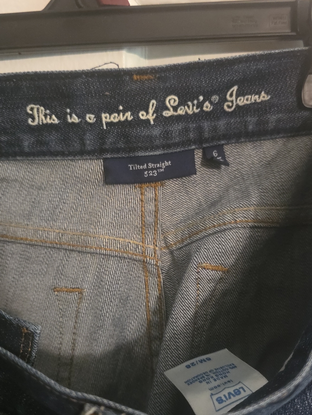 "Vintage Y2K Levi's 523 Tilted Straight Jeans [6/28"]
